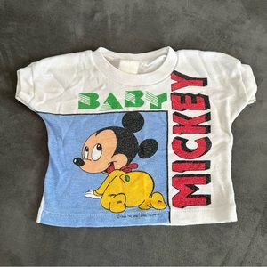 Super Vintage Baby Mickey Mouse Shirt
